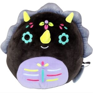 Squishmallows Dia De Los Muertos Tetero Dinosaur 11”, NWT